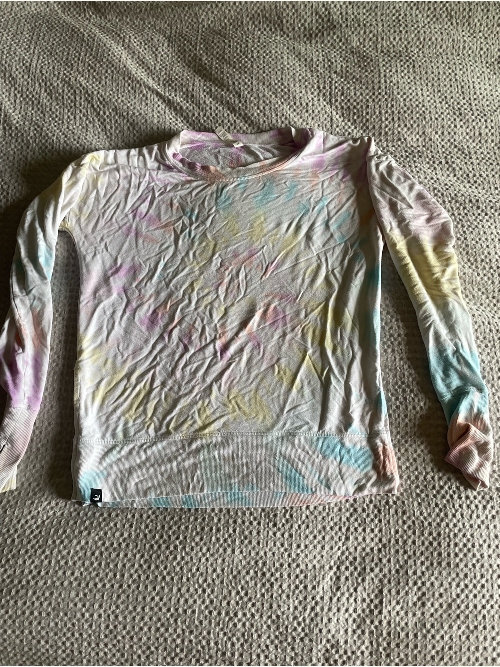 Glyder Pastel Tie-Dye Pullover Sweatshirt – Size Small